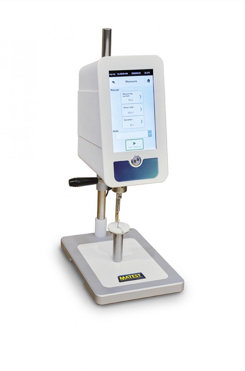 Rotational viscometer with thermal system up to 260 °C