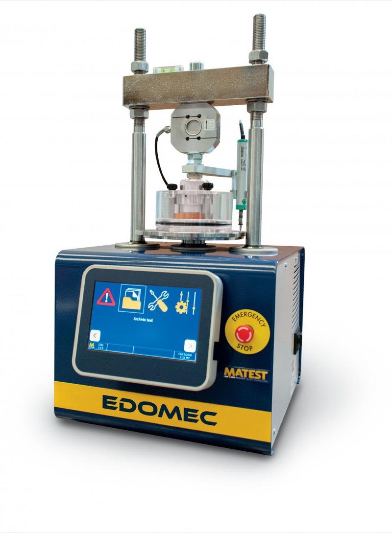 Consolidation apparatus (oedometer) with digital recording